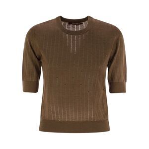 Maxmara Studio Women Pila - Wool And Silk Sweater With Sequins